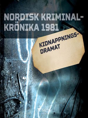cover image of Kidnappningsdramat